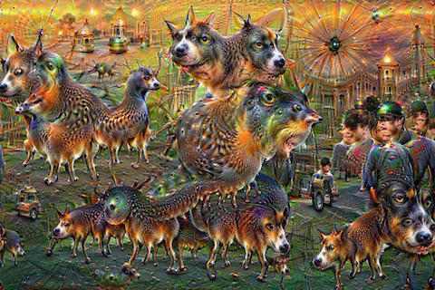 deepdream animals